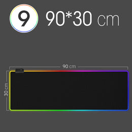 Mouse Pad Gamer RGB XL 90x40 – Iluminación LED + Superficie Speed