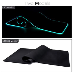 Mouse Pad Gamer RGB XL 90x40 – Iluminación LED + Superficie Speed